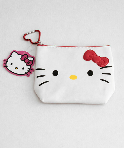 Porta Moedas Feminino Hello Kitty Sanrio Branco