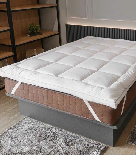 Pillow Top Casal Nobless Appel Branco