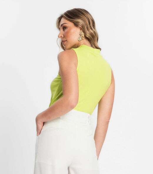 Regata Feminina Gola Alta Endless Verde