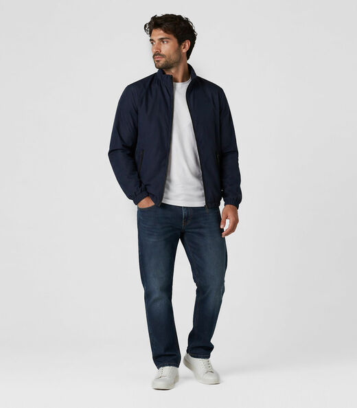 Jaqueta Masculina Forrada Em Nylon Sea Surf Azul