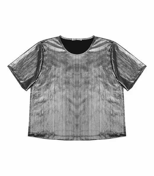 Blusa Feminina Plus Size Secret Glam Cinza