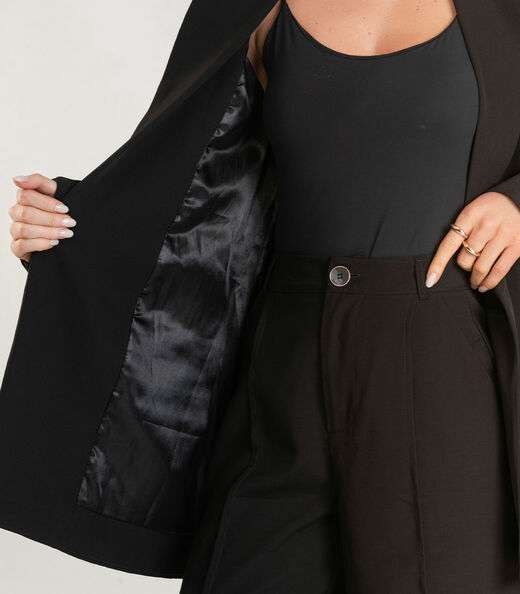 Blazer Oversized Feminino Dianna Preto