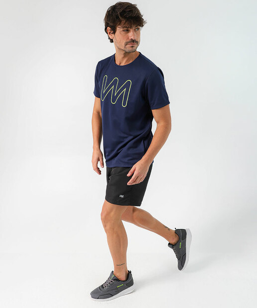 Image_Bermuda Masculina Fitness Básica MR Preto