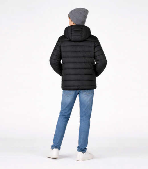 Jaqueta Juvenil Masculina Com Capuz Sea Surf Preto