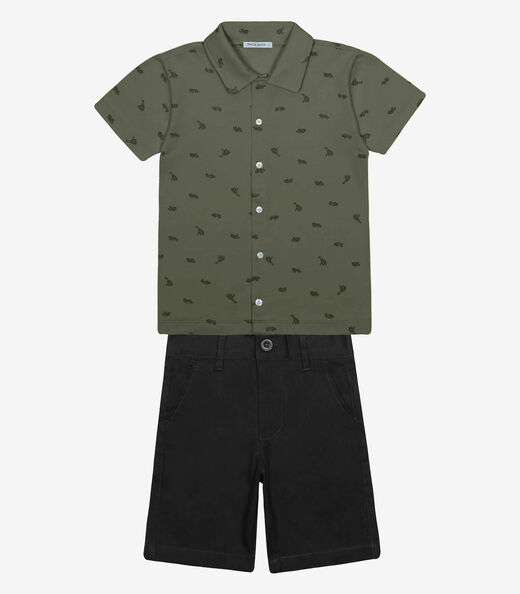 Image_Conjunto Menino Camisa Com Bermuda Trick Nick Verde