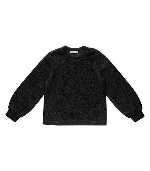 Blusão de Pelo Carneiro Feminino Endless Preto