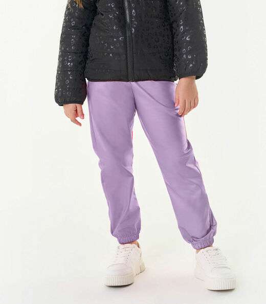 Calça Jogger Infantil Feminina Trick Nick Roxo