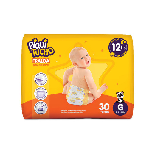 Image_Kit 2 Fraldas Piquitucho Mega (G) 30 Unidades cada