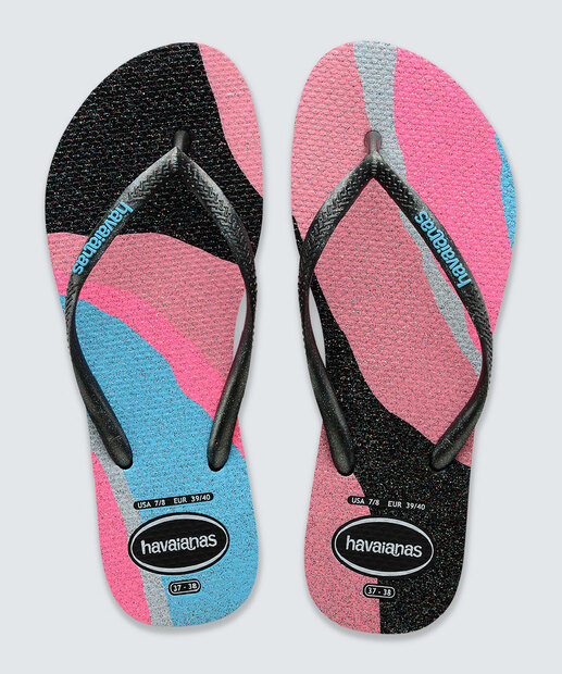 Chinelo Havaianas Feminino Slim Palette Glow