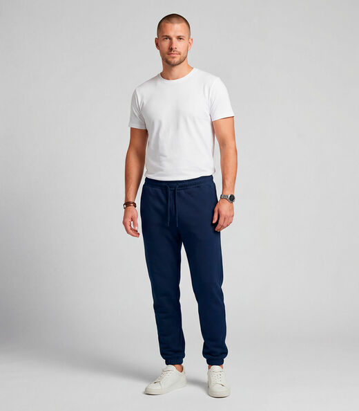 Calça Masculina Moletom Felpado Diametro Azul
