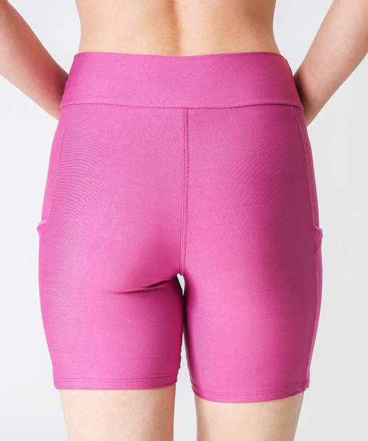 Bermuda Feminina Fitness Cintura Alta Marisa