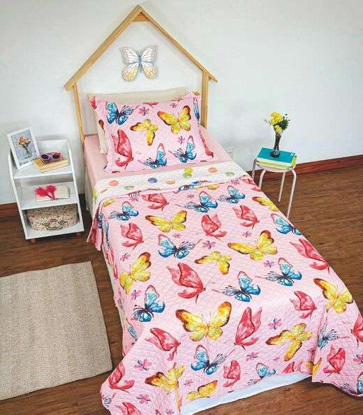 Image_Cobre Leito Dupla Face Infantil Lepper Rosa