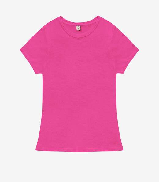 Blusa Feminina Básica Visco Tricot Rovitex Rosa