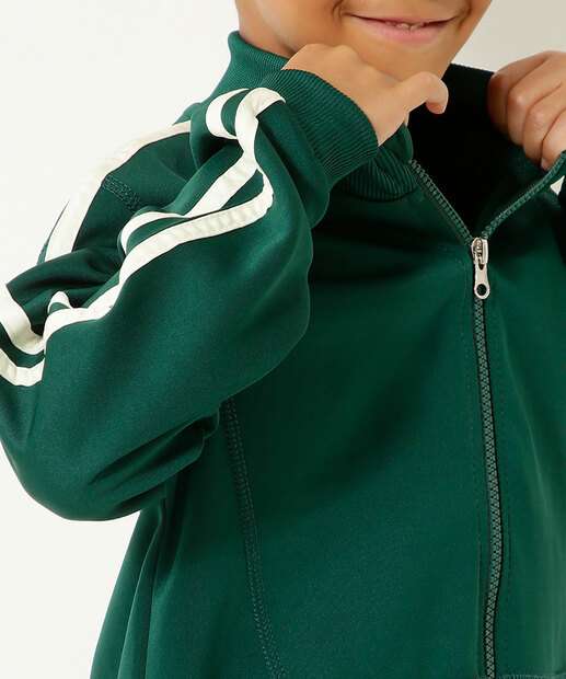 Conjunto Infantil Helanca Listras MR Tam 4 a 10