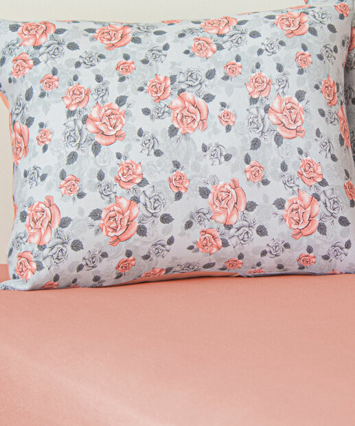 Jogo de Cama Casal Floral Doce Vida 3 Peças  