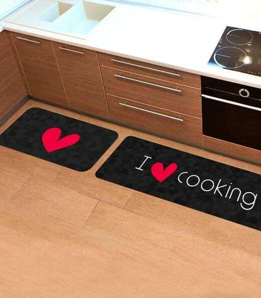 Image_Jogo De Tapetes Para Cozinha Wevans Preto