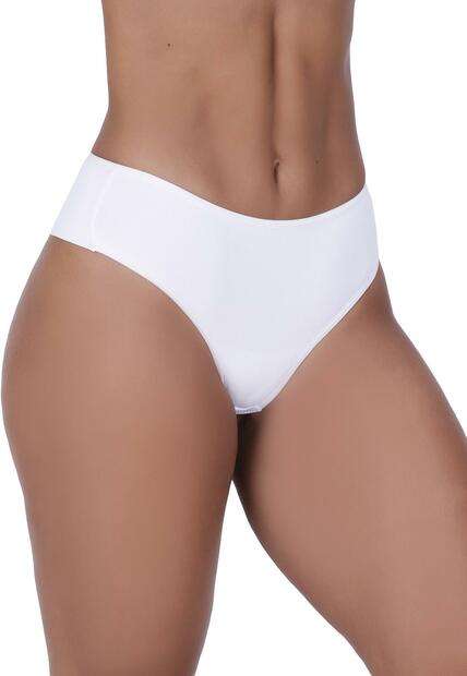 Calcinha Casual Canelada Concept Lingerie Branco