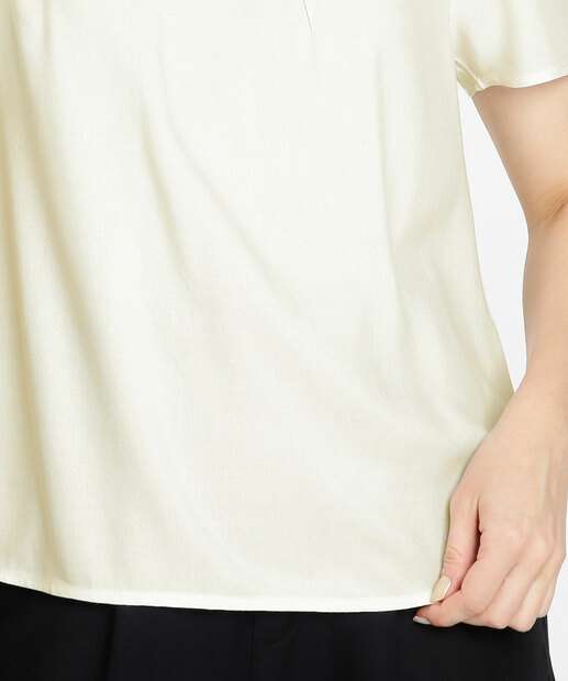 Blusa Feminina Pregas Manga Curta Marisa 