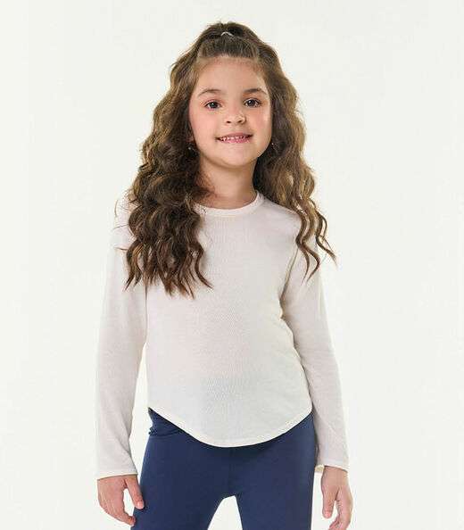 Blusa Infantil Feminina Colorê Trick Nick Bege