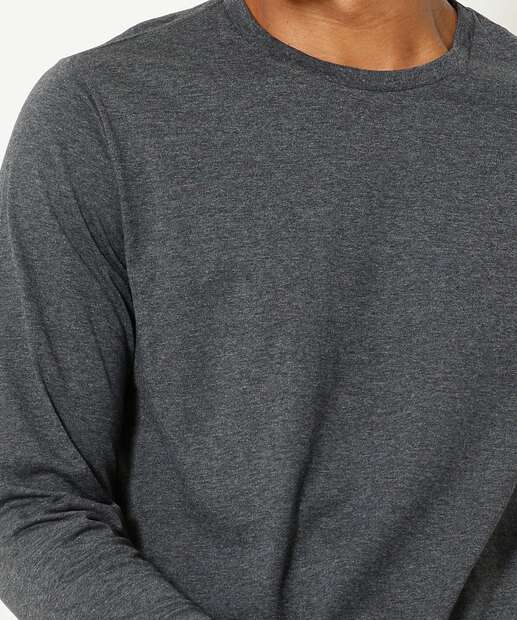 Camiseta Masculina Básica Manga Longa MR 