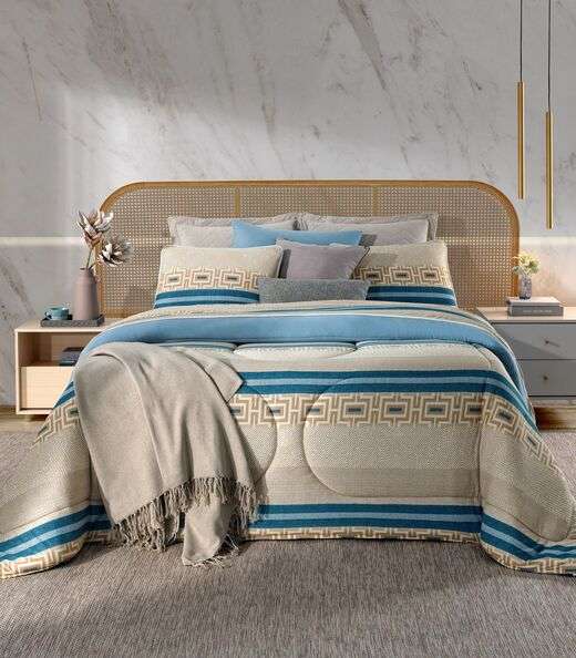 Image_Edredom Queen Estampado Vivaldi Azul