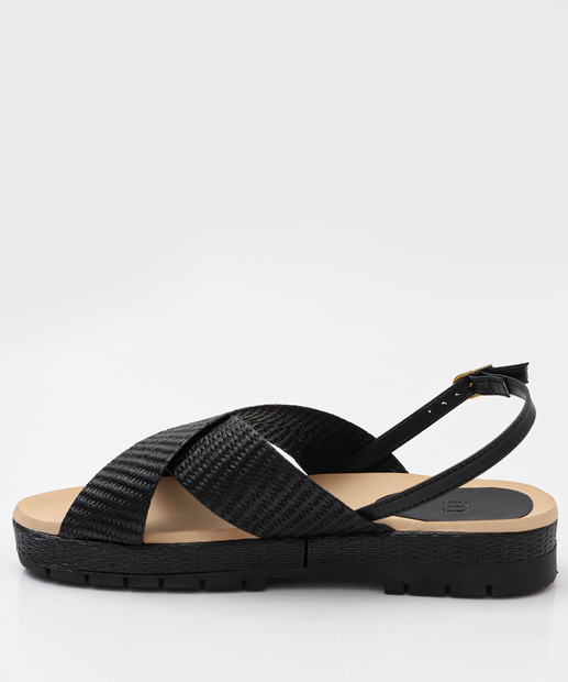 Sandália Flatform Feminina Marisa Preto