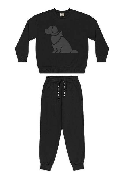 Conjunto Moletom Blusão e Calça Quimby