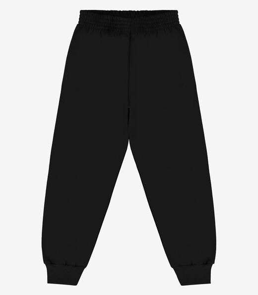 Calça Infantil Moletom Básica Rovitex Kids Preto