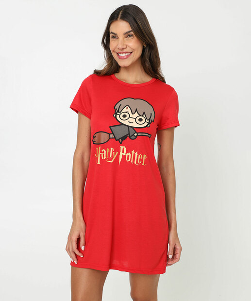 Image_Camisola Manga curta Estampa Harry Potter Vermelho 