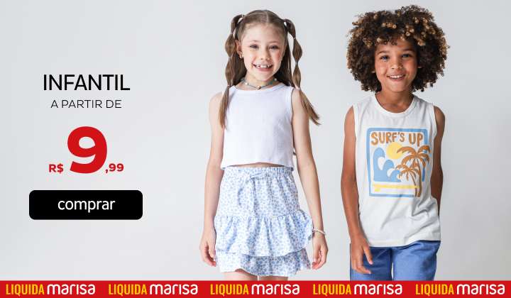Infantil a partir de R$9,99