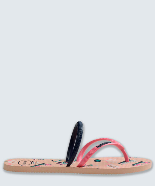Chinelo Havaianas Feminino Flat Duo Vibes