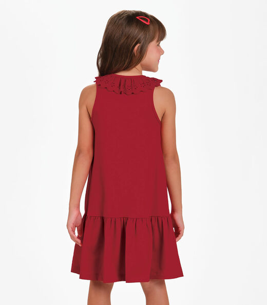 Vestido Cotton Leve Trick Nick Vermelho