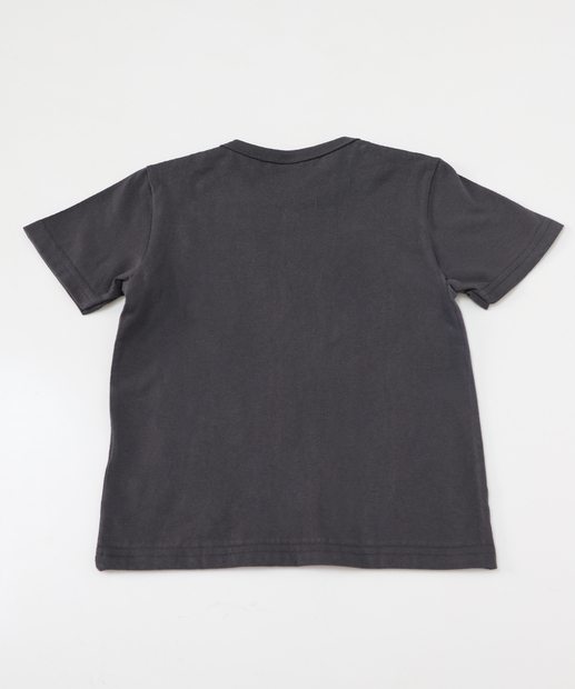 Camiseta Infantil Manga Curta Batman Tam 4 a 10 Cinza