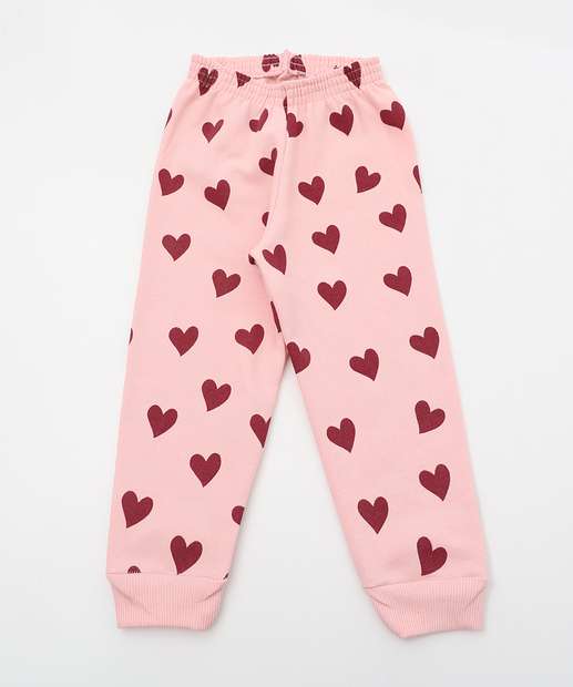 Conjunto Moletom Infantil Raposa Marisa Tam 1 a 3 Off White