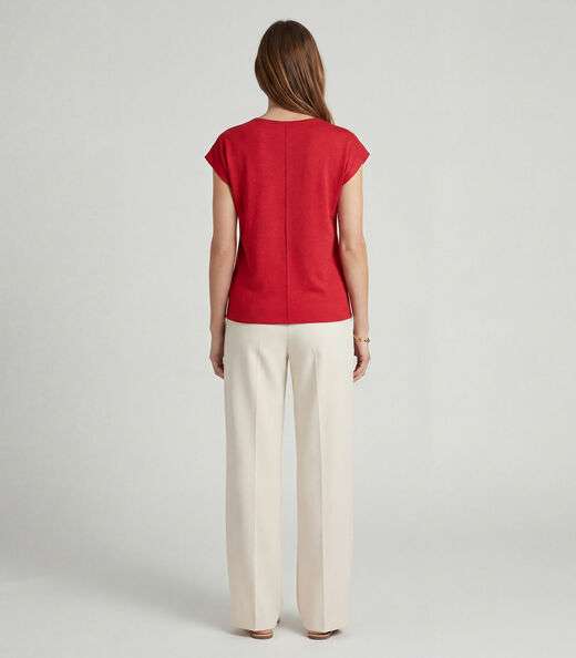 Blusa Feminina Ampla Infinita Cor Vermelho