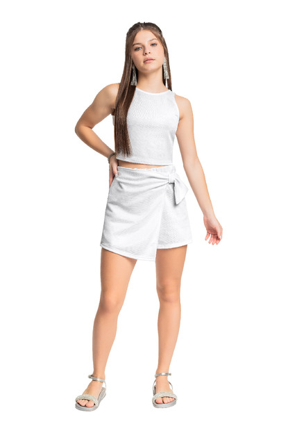 Image_Conjunto Top Short-Saia Tecido Gloss