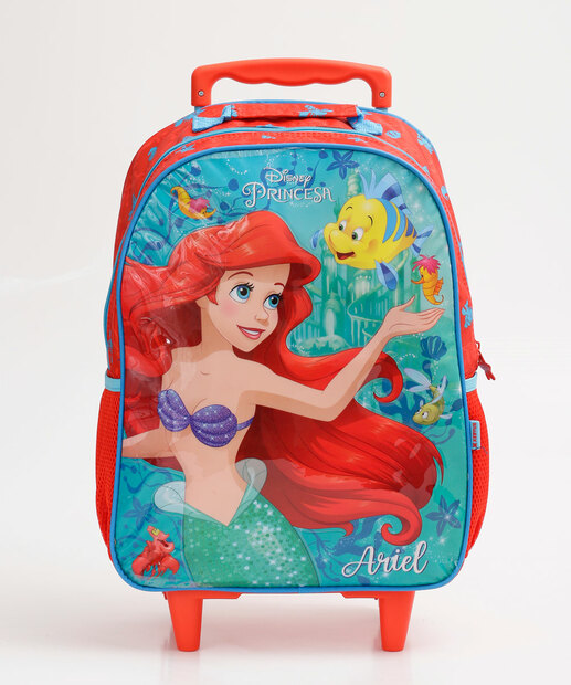 Mochila Mala Com Rodas Infantil Ariel Xeryus 