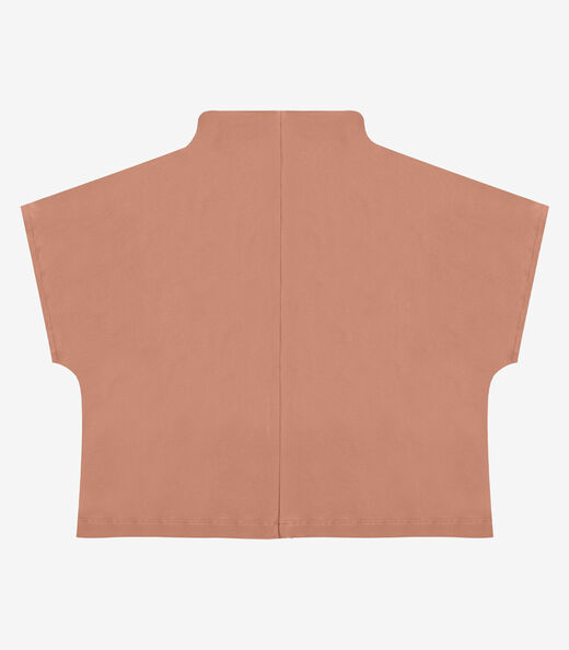 Blusa Feminina Com Gola Chaminé Select Marrom