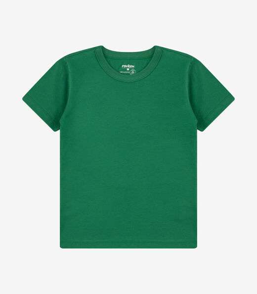 Camiseta Infantil Menino Básica Rovi Kids Verde