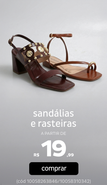 Sandálias e Rasteiras