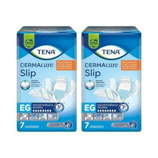 Image_Kit 2 Fraldas Adulto Tena Dermacare Regular Eg c/7 Unidades cada