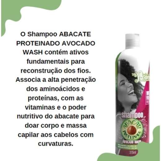 Shampoo Abacate Avocado Wash Soul Power 315mL