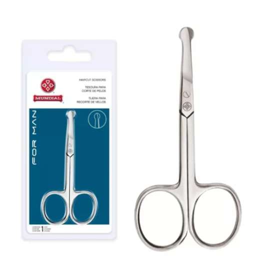 Tesoura De Ponta Redonda Pêlos De Nariz Sobrancelha BC-324 Mundial