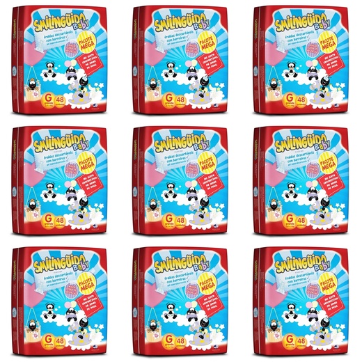 Image_Kit 9 Fraldas Smilinguido Jumbinho G c/48 Unidades cada