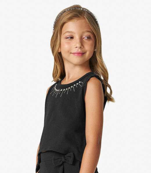 Conjunto Regata com Shorts em malhão Trick Nick Preto