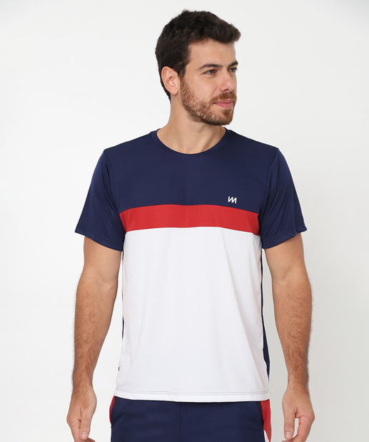 Image_Camiseta Masculina Fitness Recorte MR Azul