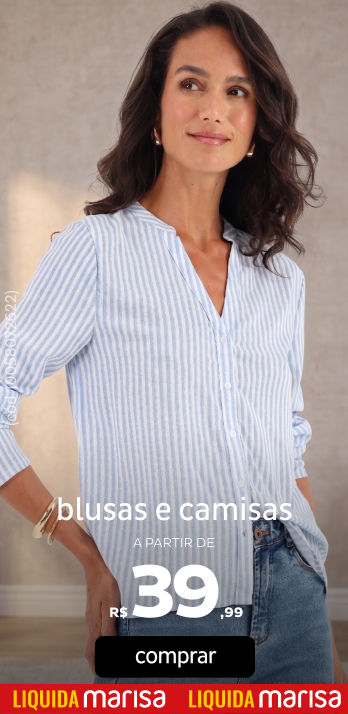 Blusas e Camisas a partir de R$39,99