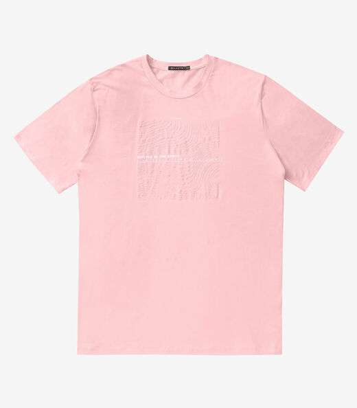 Camiseta Masculina Pus Size Diametro Rosa