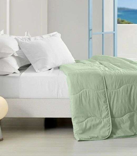Edredom Verano Casal Toque Acetinado Altenburg Verde