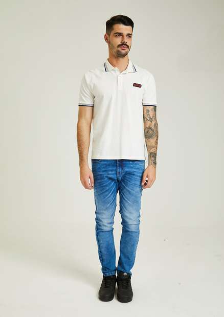Camiseta Polo Rock e Soda Masculina